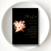 Boho Bliss:愛の秋結婚。 招待状