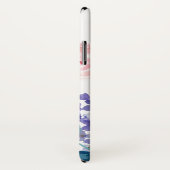 Boho Blossom:シックなモノグラムのフローラ電話ケース Case-Mate iPhoneケース (裏面/右)