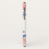 Boho Blossom:シックなモノグラムのフローラ電話ケース Case-Mate iPhoneケース (裏面/左)