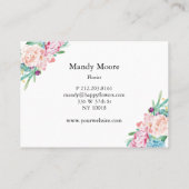 Boho Blumen 名刺 (裏面)