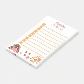 Boho Bohemianリストサンするかわいらし ポストイット (アングル)