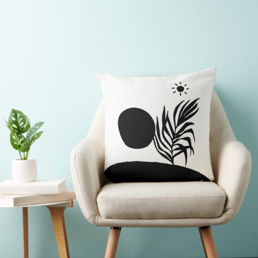 boho bohemian floral sun moon クッション (椅子)