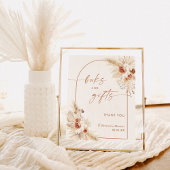 Boho Books & Giftサイン | Arch Pampas Grass Shower ポスター