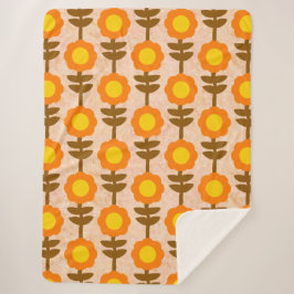 Boho Botanica Sherpa Blanket シェルパブランケット