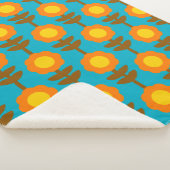 Boho Botanica Sherpa Blanket シェルパブランケット (3/4)