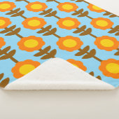 Boho Botanica Sherpa Blanket シェルパブランケット (3/4)