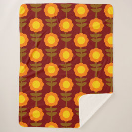 Boho Botanica Sherpa Blanket シェルパブランケット