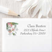 Boho Botanical Artist Sketch ラベル (インサイチュ)