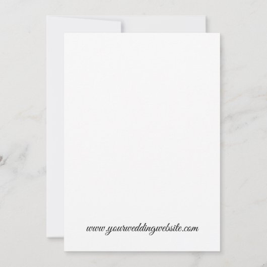 Boho-Botanical Elegance Bridal Shower Invitation 招待状 (裏面)