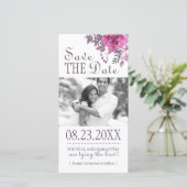 Boho Botanical Save the Date Photo Cards セーブザデート (スタンド正面)