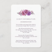 Boho Botanicalsのゲストの情報カード エンクロージャーカード (正面)