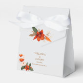 Boho bouquet with fiery flowers フェイバーボックス (正面サイド)