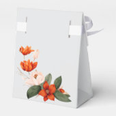 Boho bouquet with fiery flowers フェイバーボックス (裏面サイド)