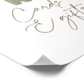 Boho Boy Baby Clothesベビシャワーカードとギフト ポスター (角)