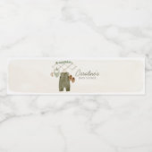 Boho Boy Baby Clothes Baby Shower ペットボトルラベル (シングルラベル)