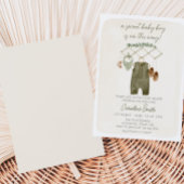 Boho Boy Baby Clothes Baby Shower 招待状