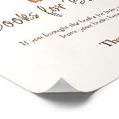 Boho Boy Clothes赤ちゃんシャワーベビーサイン帳 ポスター (角)