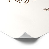 Boho Boy Clothes赤ちゃんシャワー歓迎サインのポスター ポスター (角)