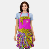 BOHO BRAIDはっきりしたデザインバージョン2エプロン エプロン (着用した状態)