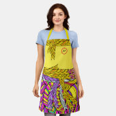 BOHO BRAIDはっきりしたデザインバージョン2エプロン エプロン (着用した状態)