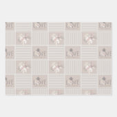 Boho Bride-Set B,トロピカルロマンスギフトラップ ラッピングペーパーシート (正面)