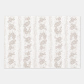 Boho Bride-Set C、トロピカルロマンスギフトラップ ラッピングペーパーシート (正面2)