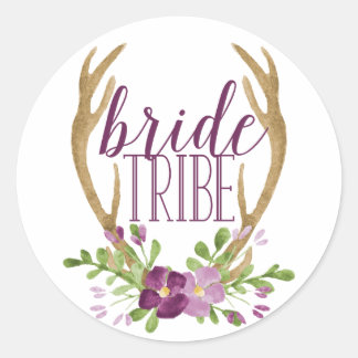 Boho Bride Tribeスタンプ ラウンドシール