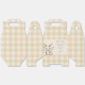 Boho Bunny Neutral Baby Shower Favour フェイバーボックス (見開き)