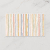 Boho Bunny Watercolor Diaper Raffle エンクロージャーカード (裏面)