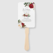 Boho Burgundy – マルサラフローラ結婚ズ ハンドファン (正面)