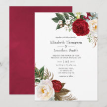 Boho Burgundy – マルサラフローラ結婚ズ