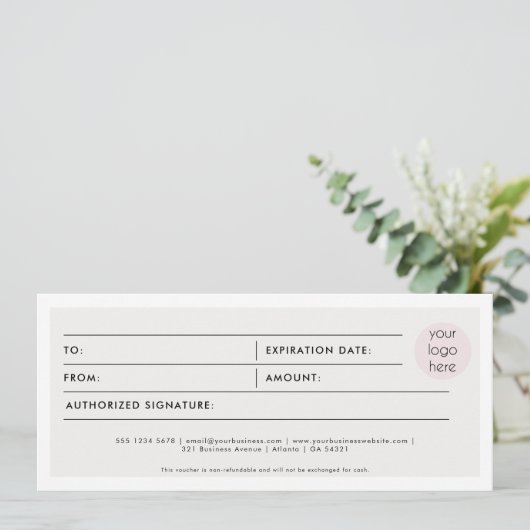 Boho Businessロゴギフト券 (スタンド正面)