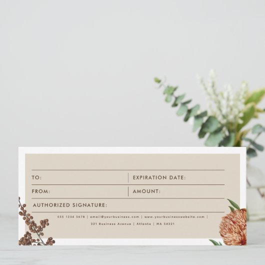 Boho Businessロゴギフト券 (スタンド正面)