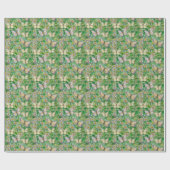 Boho Butterflies Boho Style Pattern ラッピングペーパー (フラット)