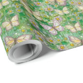 Boho Butterflies Boho Style Pattern ラッピングペーパー (ロールコーナー)