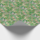 Boho Butterflies Boho Style Pattern ラッピングペーパー (角)