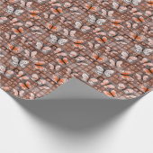 Boho Butterflies Boho Style Pattern ラッピングペーパー (角)