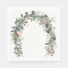 Boho Butterfly Baby Sprinkle Napkins Eucalyptus スタンダードランチョンナプキン