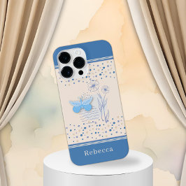 Boho Butterfly & Botanical iPhone 14 Pro Maxケース