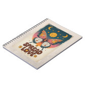 Boho Butterfly Notebook – Spread Love Journal ノートブック (左側)