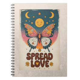 Boho Butterfly Notebook – Spread Love Journal ノートブック