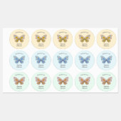 Boho Butterfly property of ラベル (シート)