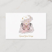 Boho Butterfly "Spread Your Wings" Greeting Card 名刺 (正面)