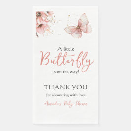 Boho Butterfly Wildflower Floral Girl Baby Shower