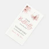 Boho Butterfly Wildflower Floral Girl Baby Shower (コーナー)