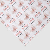 Boho Butterfly Wildflower Floral Girl Baby Shower 薄葉紙 (詳細)