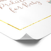 Boho Cactusフローラベビーポスター ポスター (角)