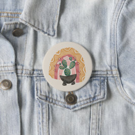 Boho Cactus Rainbow: Desert 鮮やか Vibes 缶バッジ