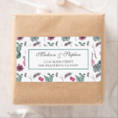 Boho Cactus, Succulent & 結婚フローラ- s ラベル (インサイチュ)