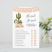 Boho Cactus Tacoの愛について彼は彼女はゲームを言った (スタンド正面)